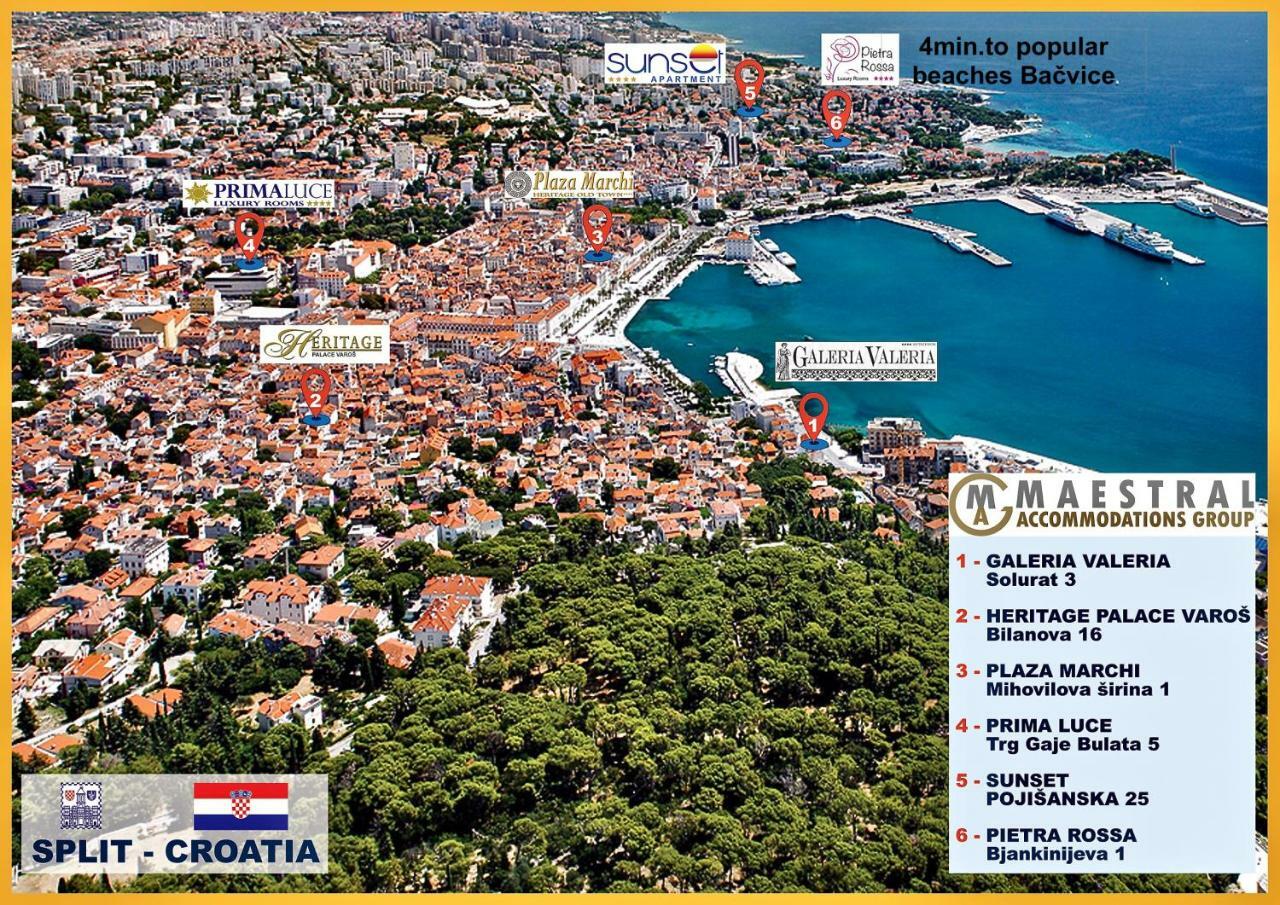 Pietra Rossa Hotel Split Buitenkant foto